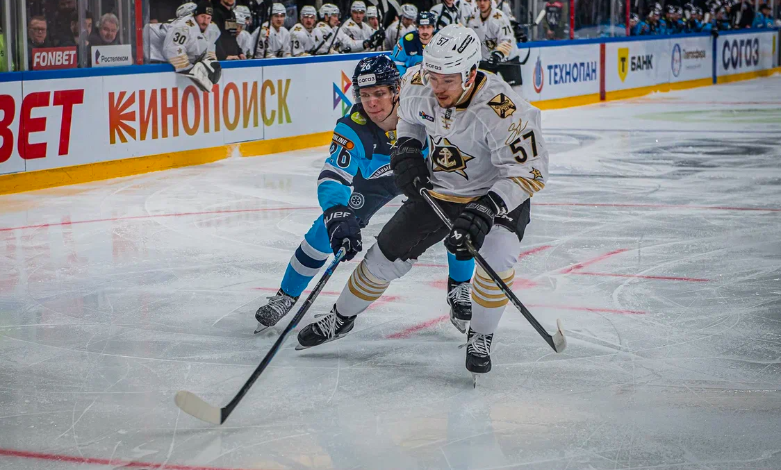 Фото «Сибирь» разгромила «Адмирал» 6 января: яркие кадры победного матча КХЛ 6